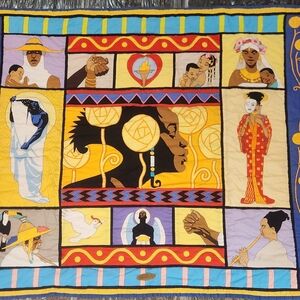 10th Year Anniversary (2005) The Threads That Bind Quilt or Wall Hanging